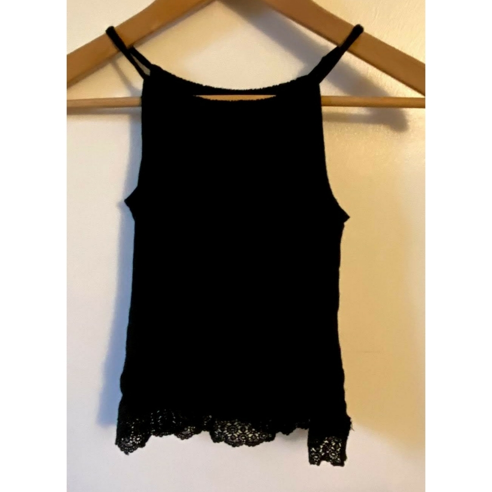 Black womens blouse halter top